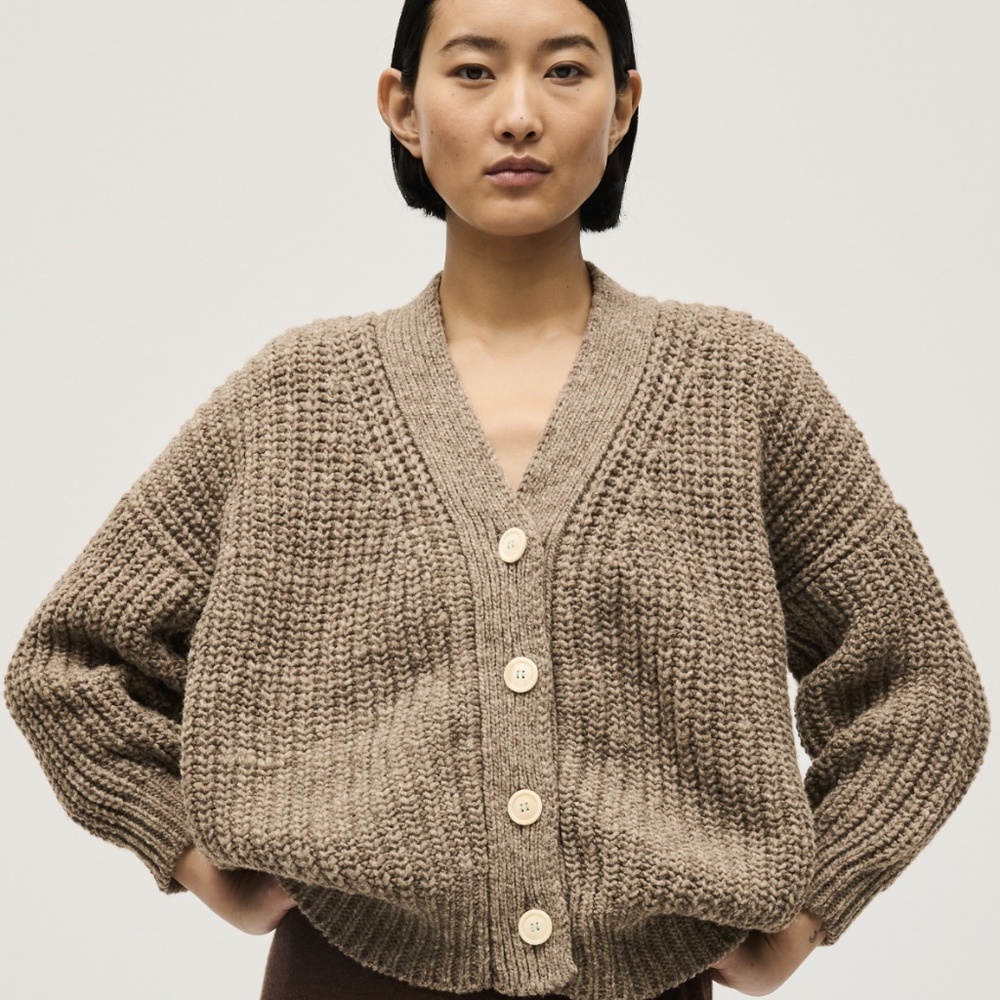 babaa cardigan no 19 in dark mist *NWOT*